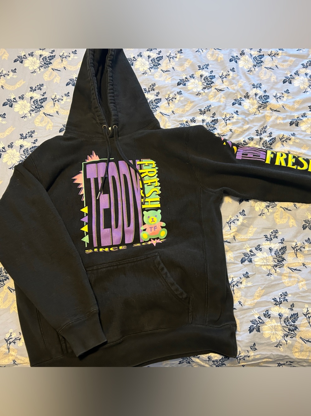 Teddy Fresh Black Hoodie